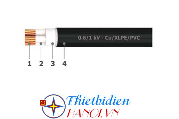 Dây cáp điện Goldcup, Cáp treo 3x185+120