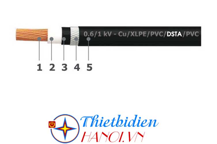 Dây cáp điện Goldcup, Cáp ngầm 1 x 95 RC