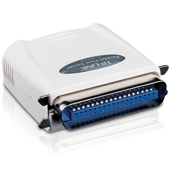 Single Parallel Port Fast Ethernet Print Server TL-PS110P