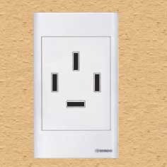 Ổ cắm 4 dây 3 pha 25A kiểu Mỹ S18HD425