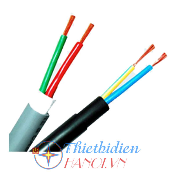 Dây điện Cadisun, dây tròn đặc 2 ruột VCTF 2x0.75